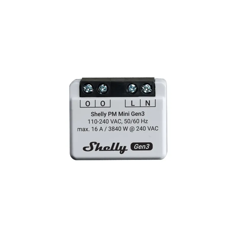 Shelly PM Mini Gen3 Controller, WiFi/Bluetooth